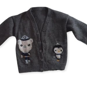Octonauts Handknit Cardigan 3T